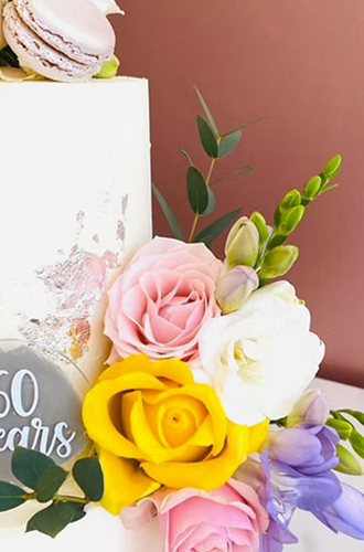 60 years birthday cake